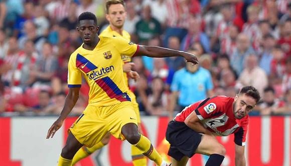 Ousmane Dembélé se perderá los próximos partidos del Barcelona. (Foto: AFP)