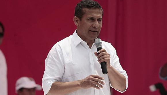 Ollanta Humala volvió a defender el régimen laboral juvenil. (Mario Zapata)