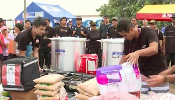Latina TV inició campaña de donación para los afectados de los huaicos. (Foto: Latina TV)