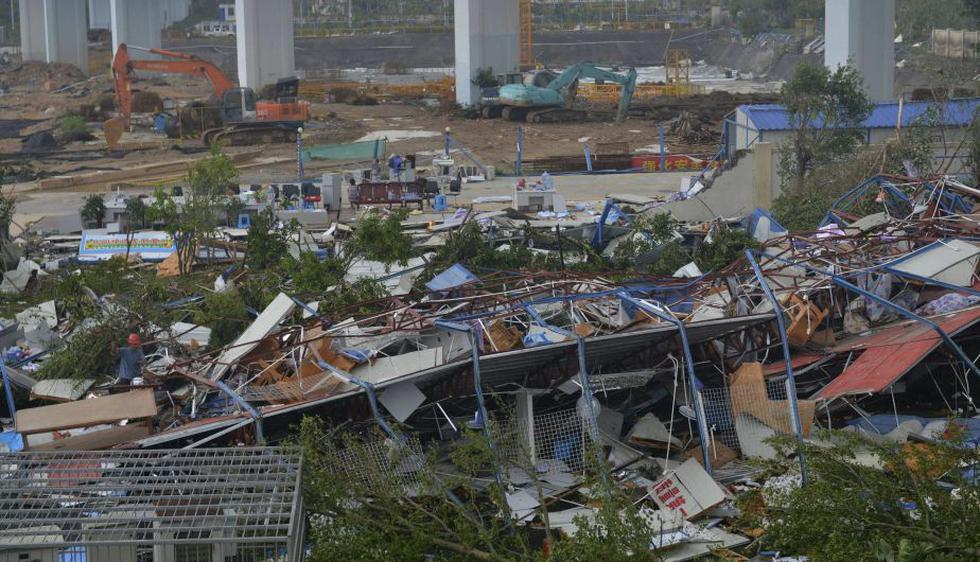 Tifón Meranti dejó al menos 11 muertos a su paso por China y Taiwán. (EFE)
