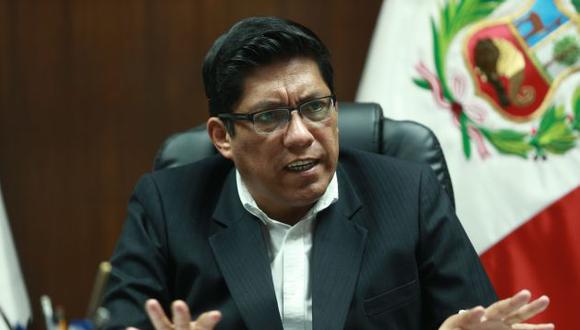 Vicente Zeballos, ministro de Justicia, también sustentó su presupuesto. (Perú21)