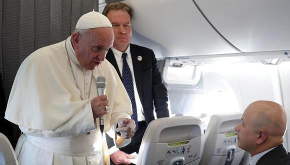 Papa Francisco se refirió a los casos de abusos durante su viaje. | Foto: EFE