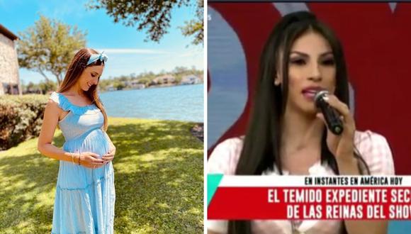 Allison Pastor estuvo en medio de la polémica por declaraciones de Erik Elera y Daniela Camaiora se convirtió en madre. (Foto: Captura América TV / Instagram @danielacamaiora)