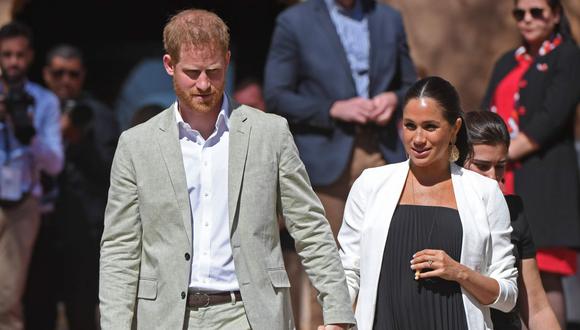 Príncipe Harry y Meghan Markle renuncian a sus funciones de primer rango en la familia real británica. (Foto: AFP)