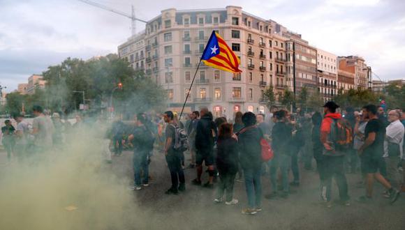El soberanismo conmemora hoy la jornada del 1-O del año pasado con diversas movilizaciones reivindicativas en Barcelona y otros puntos de Cataluña. (Foto: EFE)
