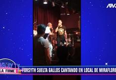 George Forsyth se olvida de sus problemas cantando junto a Diosdado Gaitán Castro | VIDEO