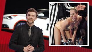 Justin Timberlake defiende baile erótico de Miley Cyrus