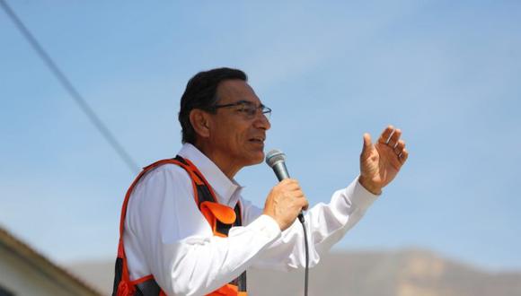 Martín Vizcarra participó en la inauguración de la carretera La Jalca- Nueva Esperanza en Chachapoyas, región Amazonas. (Foto: GEC)