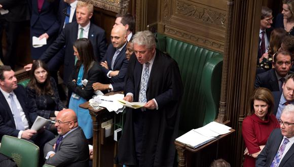 El presidente de la cámara baja del Parlamento británico, John Bercow. (Foto: EFE)