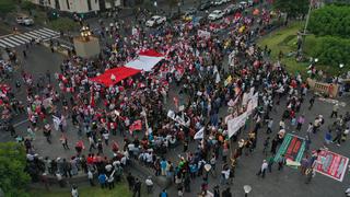 Marcha contra Pedro Castillo: así se desarrolla la protesta en rechazo al Gobierno | FOTOS
