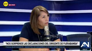 Las Bambas: Bustamante afirma que continuará el diálogo sin retomar medidas de fuerza [VIDEO]