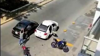 ¡Urgente! Infernal balacera deja un herido en San Juan de Lurigancho [VIDEO]