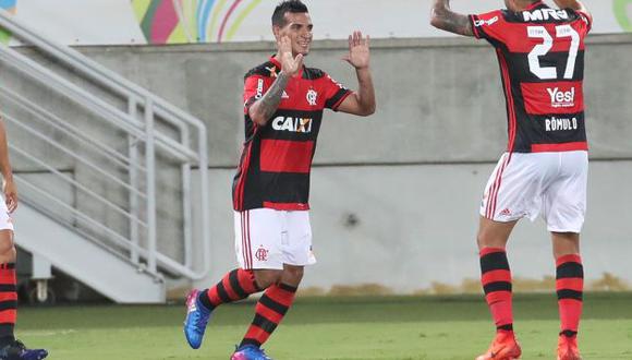 Miguel Trauco volvió a dar un pase gol con el Flamengo. (USI)