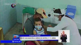 Cuba comenzó a vacunar contra el coronavirus a niños a partir de 2 años