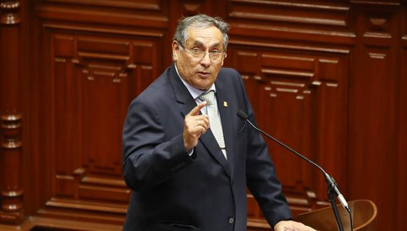 Ministro de Energía y Minas, Óscar Vera, fue interpelado el 8 de junio último. (Foto: GEC)