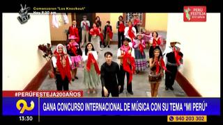 Artista venezolano ganó concurso de canto internacional con su tema “Mi Perú”