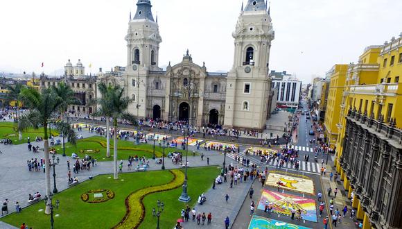 Hoy se promulgó la Ley 31980 que crea el régimen especial del Centro Histórico de Lima. (Foto: Andina)