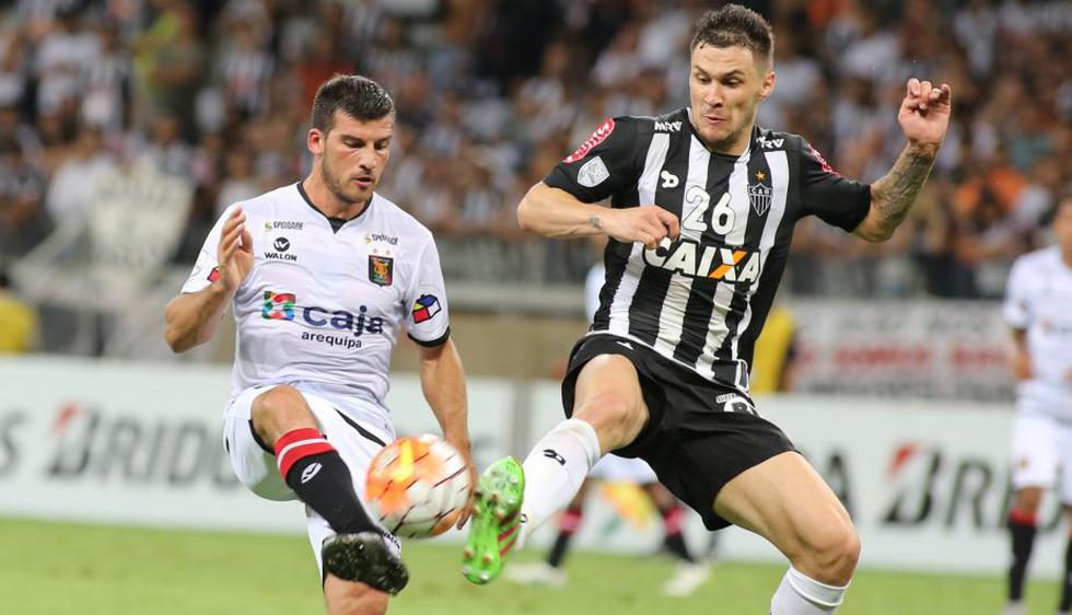 Melgar se despidió de la Copa Libertadores 2016 con una derrota 4-0 ante Atlético Mineiro en Brasil. (EFE)
