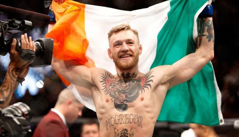 Conor McGregor es el nuevo campeón peso pluma de la UFC (AFP)
