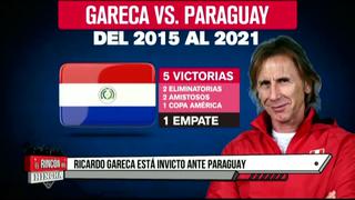 Gareca nunca ha perdido ante Paraguay