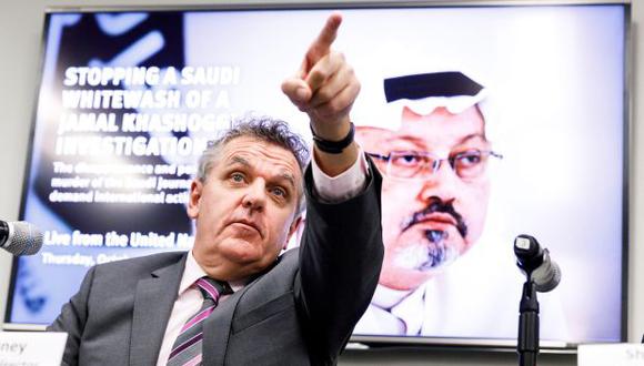 El director ejecutivo adjunto del Comité para la Protección de los Periodistas, Robert Mahoney, en rueda de prensa con la desaparición del periodista saudí Jamal Khashoggi. (Foto referencial: EFE)