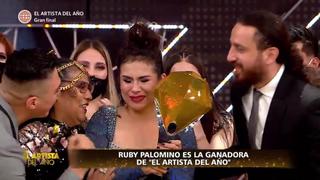 El artista del año: Ruby Palomino levantó la copa y se consagra ganadora de la competencia