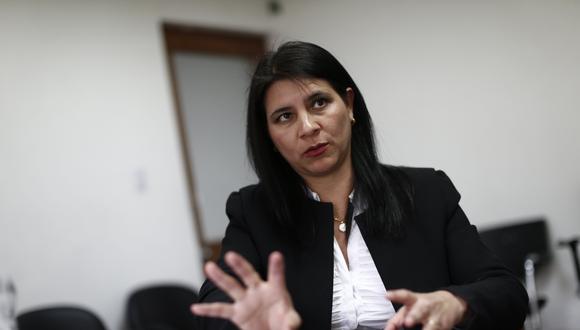 La procuradora ad hoc Silvana Carrión sustentó pedido para aumentar monto de reparación civil en caso IIRSA. (Renzo Salazar)