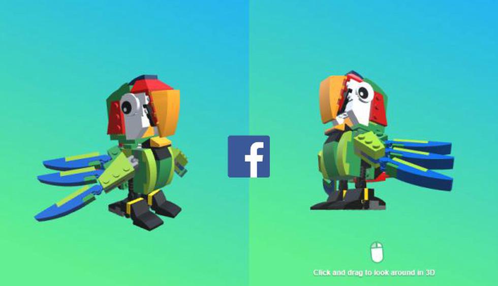 Desde este martes, Facebook ha añadido una nueva y curiosa función a su plataforma. Se trata de las publicaciones de imágenes interactivas en 3D que se estuvo probando a fines del año pasado, según el portal especializado TechCrunch. (Facebook)