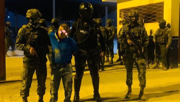 Ejército ecuatoriano detuvo a dos personas en Huaquillas. (Foto: Twitter)