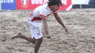 ¡Orgullo peruano! Billy Velezmoro es premiado como goleador del Copa América de Fútbol Playa 2018