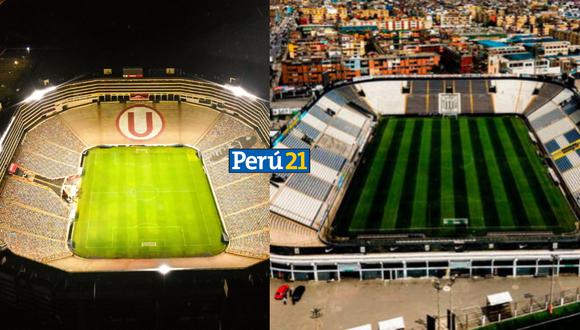Estadio Monumental y Alejandro Villanueva (Fotos: Prensa U y AL).