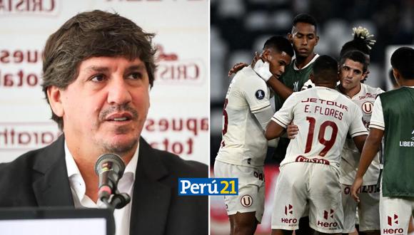 Jean Ferrari habló sobre la derrota de Universitario en Copa Libertadores. (Foto: Composición Perú21)