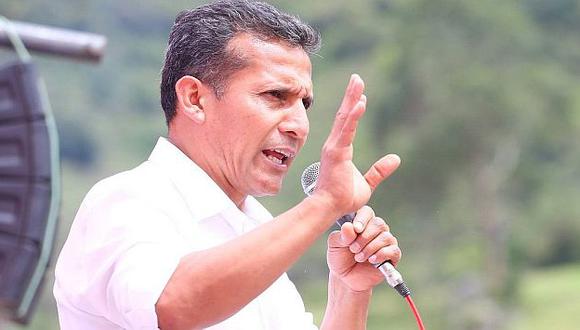 Ollanta Humala evitó responder a denuncia del padre de Martín Belaunde Lossio y lo calificó de \'escandalete\'. (USI/Referencial)