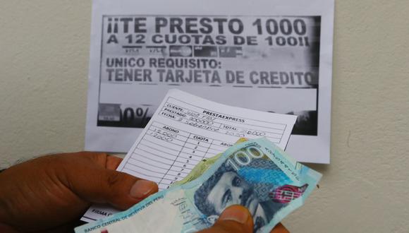 Medio millón de peruanos accedieron a préstamos “gota a gota". Foto: Andina/referencial