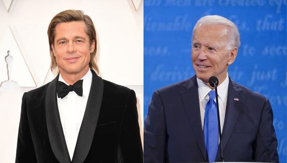 Brad Pitt se sumó a los apoyos al candidato demócrata a la Presidencia de EE.UU. (Foto: AFP/@joebiden)
