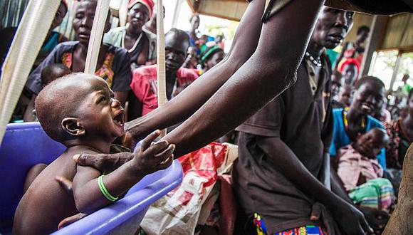 Bebés se llevan la peor parte de esta hambruna. (AFP)