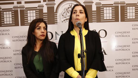 Alejandra Aramayo y Úrsula Letona dejaron de ser voceras de Fuerza Popular. (Piko Tamashiro)