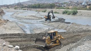 Ejecutan trabajos de prevención en río Chillón ante aumento del caudal por lluvias  