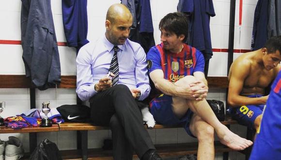 Lionel Messi tuvo palabras de elogio para referirse a Pep Guardiola. (Foto: EFE)