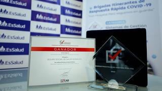 EsSalud recibió dos premios por su lucha contra el COVID-19 en todo el Perú