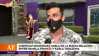 Christian Domínguez afirma que la buena relación entre Pamela Franco y Karla Tarazona es un ejemplo