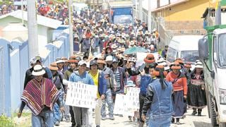 Las Bambas: Challhuahuacho amenaza con medidas de fuerza