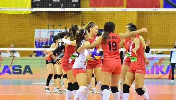 La selección peruana de vóley disputará los octavos de final del torneo. (Foto: FIVB)