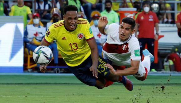 Yerry Mina se perderá los partidos de Colombia en las Eliminatorias. (Foto: EFE)
