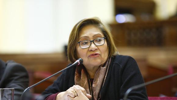 La congresista Ana María Choquehuanca indicó que el proyecto de adelanto de elecciones debería llegar al Pleno. (Foto: Congreso)
