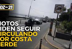 David Montes de Asmope: Motociclistas piden seguir circulando por Costa Verde