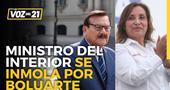 El ministro del Interior Walter Ortíz se inmola por Dina Boluarte