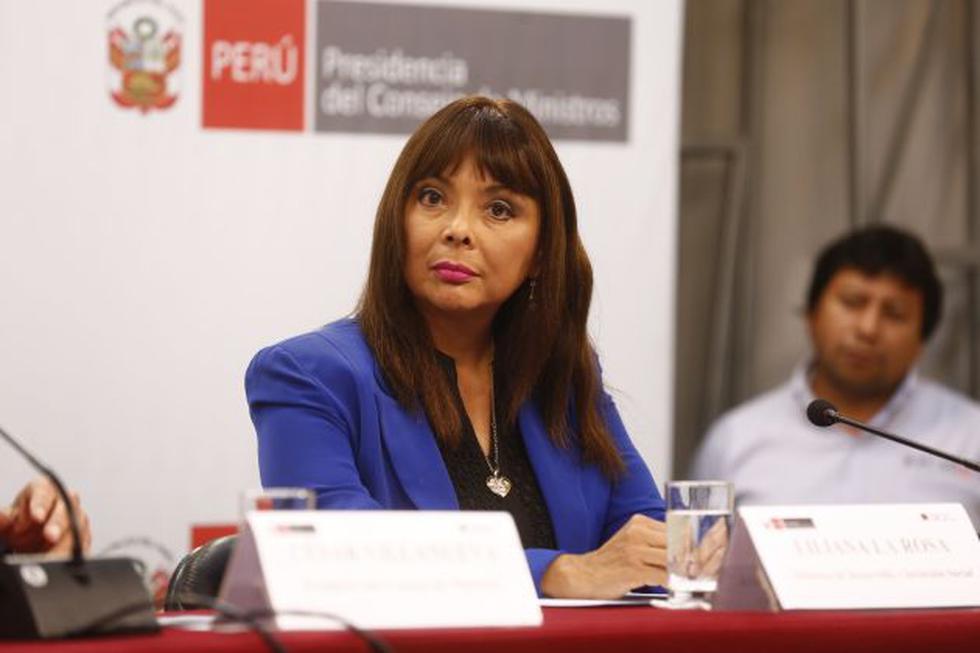 La ministra de Desarrollo e Inclusión Social se ofuscó ante pregunta. (Perú21)