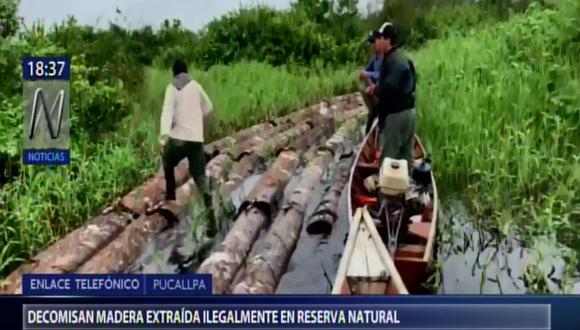 El operativo se ejecutó en la comunidad nativa de Ahuaypa, en el distrito de Iparia, en la provincia de Coronel Portillo. (Canal N)