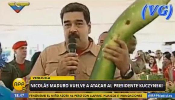 Nicolás Maduro vuelve a arremeter contra su homólogo peruano (Captura)